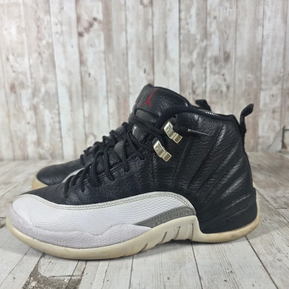 Air Jordan 12 Retro‎ Playoffs 2022 Black White Varsity Red CT8013-006 Mens 8